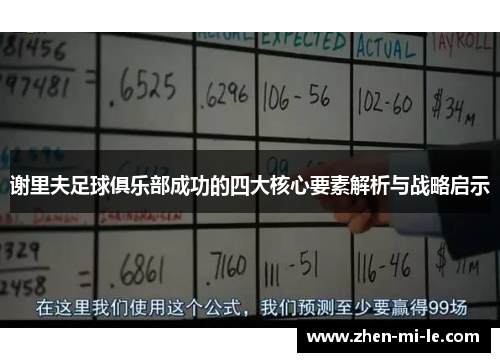 谢里夫足球俱乐部成功的四大核心要素解析与战略启示 谢里夫足球俱乐部成功的四大核心要素解析与战略启示