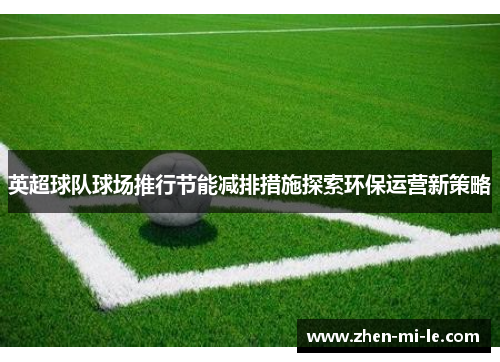 英超球队球场推行节能减排措施探索环保运营新策略